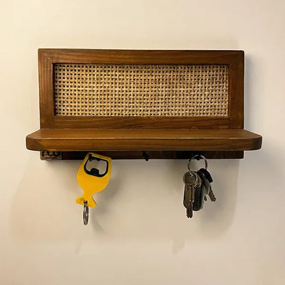 Rattan Key Holder