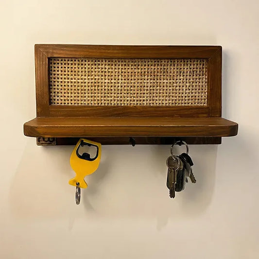 Rattan Key Holder